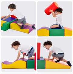 6-in-1 Colorful Soft Foam Crawl Playset