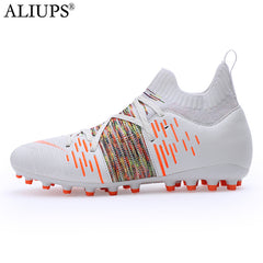 Adult Nylon Outdoor Sports Soccer Shoes for Grass