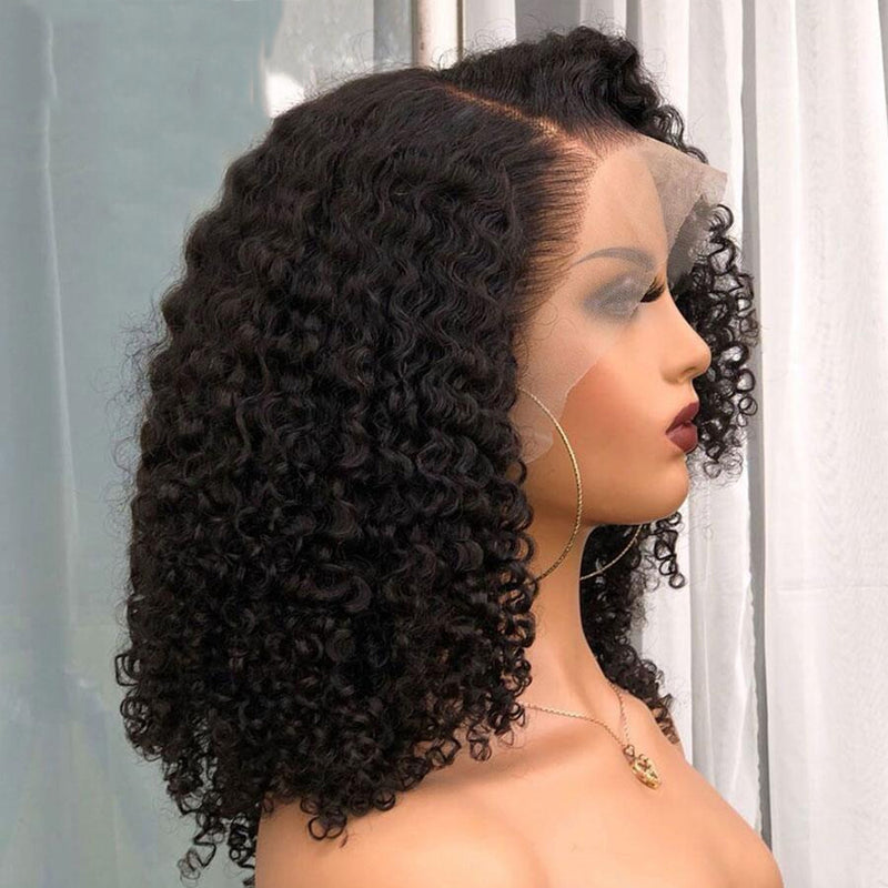 10A Short Brazilian Lace Front Bob Wig - Human Hair