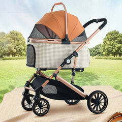 BNDC Medium Pet Stroller for Large Dogs, Foldable