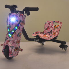 Mini Electric Drift Trike - Ultraman Style 6-Inch