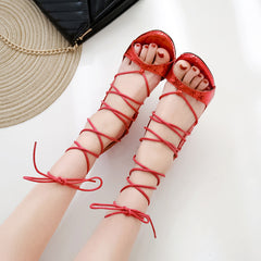 Sexy Strappy High Heels for Women - Nightclub Sandals