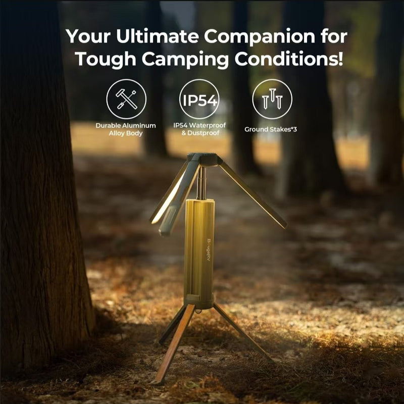 Tripod Folding Telescopic Camping Lantern