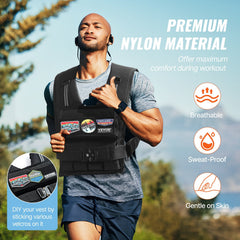 Adjustable Weighted Vest 35lb