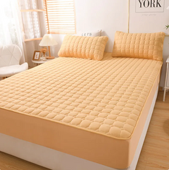 Cozy Nest 3-Piece Brushed Quilted Mattress Set